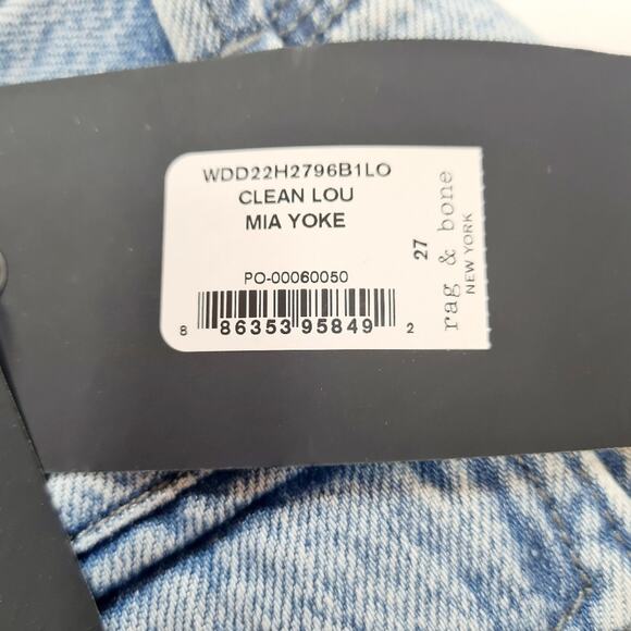 Rag & Bone Mia Yoke in Clean Lou Size 27 - Picture 11 of 12